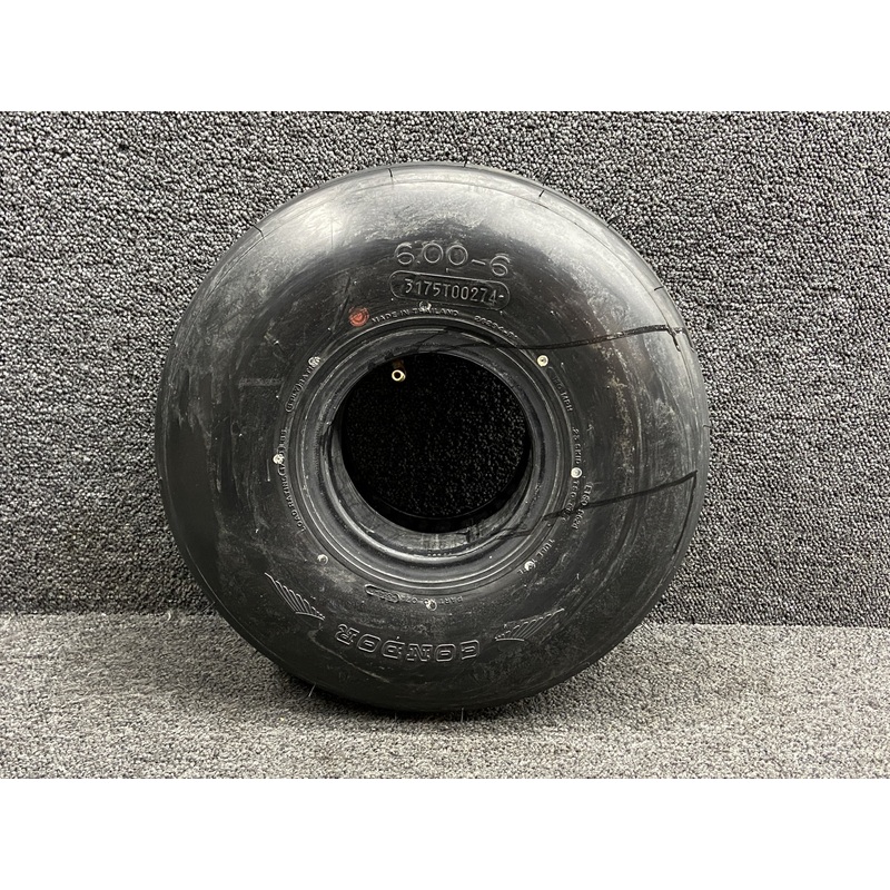 072-314-0 Condor Aircraft Tire with Tube (6 Ply) (New Old Stock)