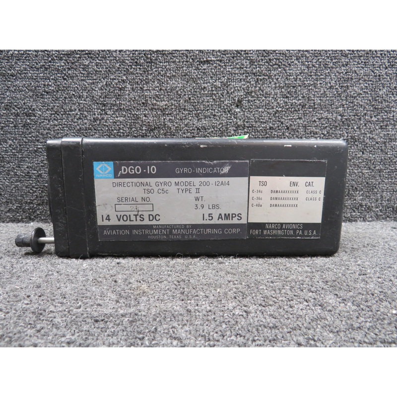 200-12A14 Aviation DGO-10 Directional Gyro Indicator