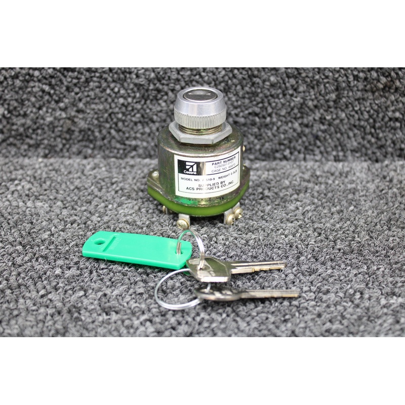 A-510-9 (Alt: C292501-0107) ACS Products Ignition Switch with Keys