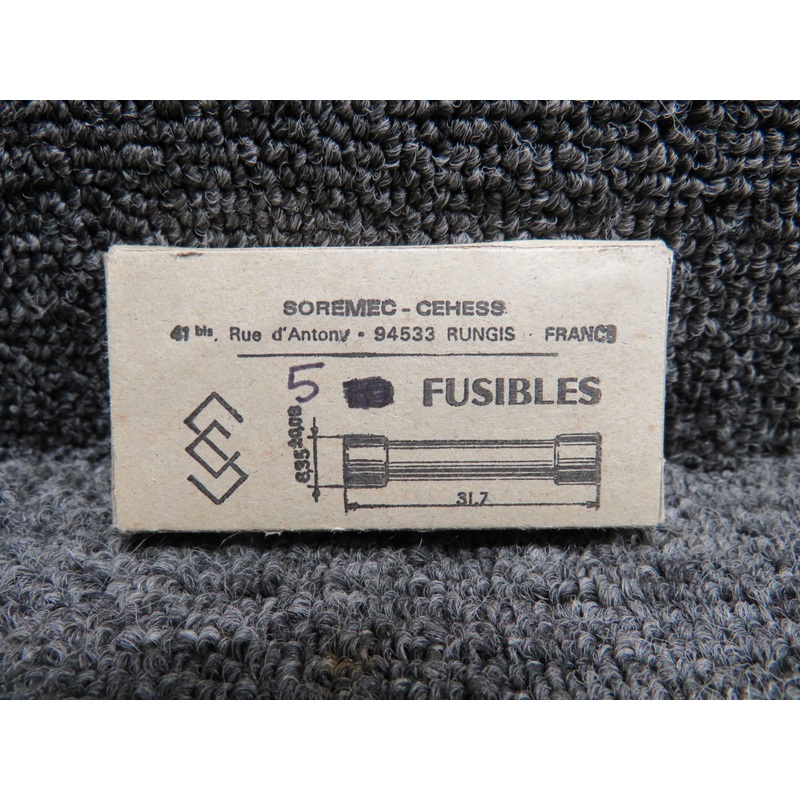 DW8-125V1-6A Falcon Jet Fuse (Set of 5) (New Old Stock)