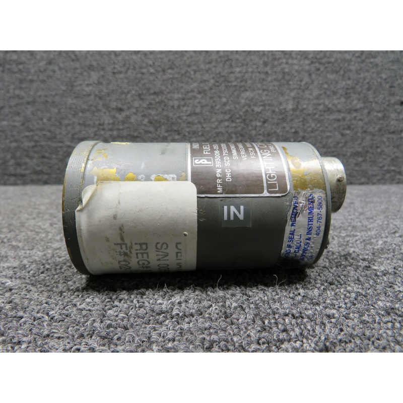 393008-053 Simmonds Precision Fuel Quantity Indicator (Faded Face, Worn Paint)