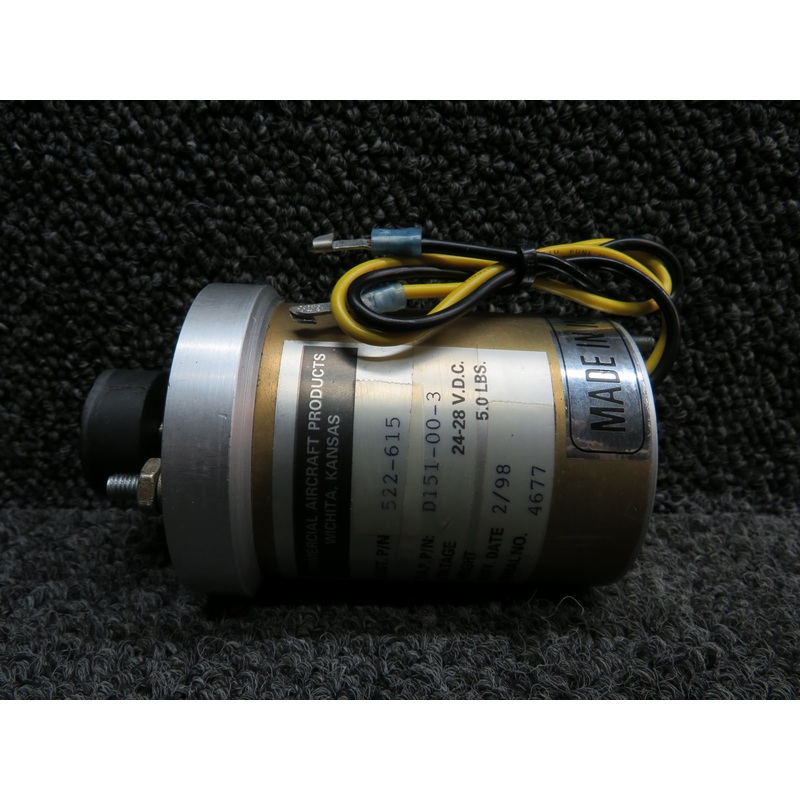 PS50052-2-6 (Alt: D151-00-3) CAP Flap Actuator Motor Assembly (24-28V)