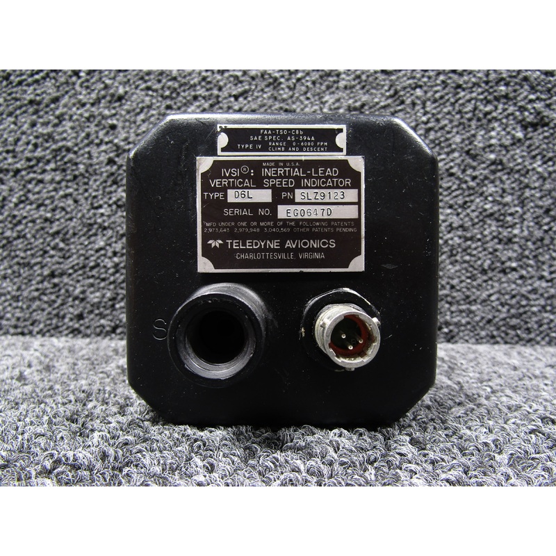 SLZ9123 Teledyne D6L Inertial Lead Vertical Speed Indicator