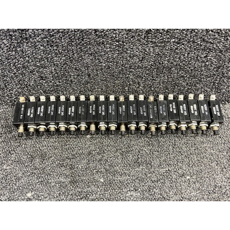 Wood Electric Push to Reset Circuit Breaker Set (Amps: 3, 5, 10, 15, 20, 30)