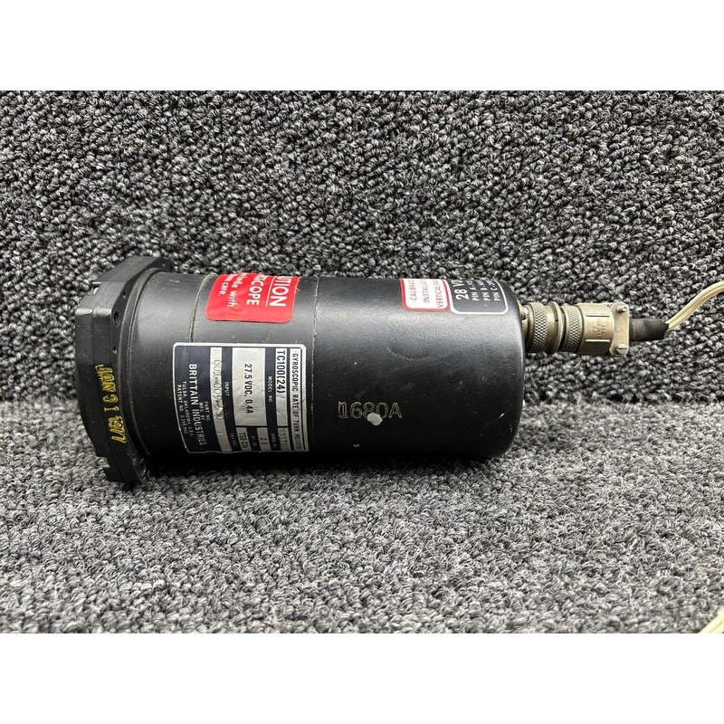 601-009-980 Brittain Ind TC100(24) Gyroscopic Rate of Turn Indicator (Volts: 28)
