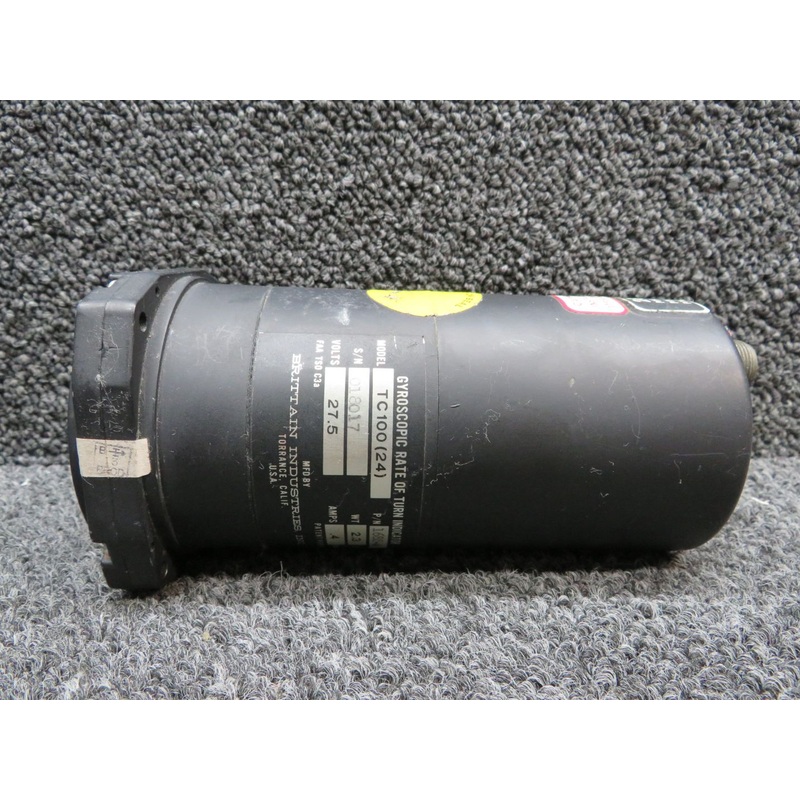 1688-A Brittain Industries TC100(24) Gyroscopic Rate of Turn Indicator (28V)