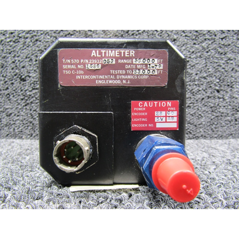23932053 Intercontinental Dynamics Altimeter Has Modifications (Volt :28)