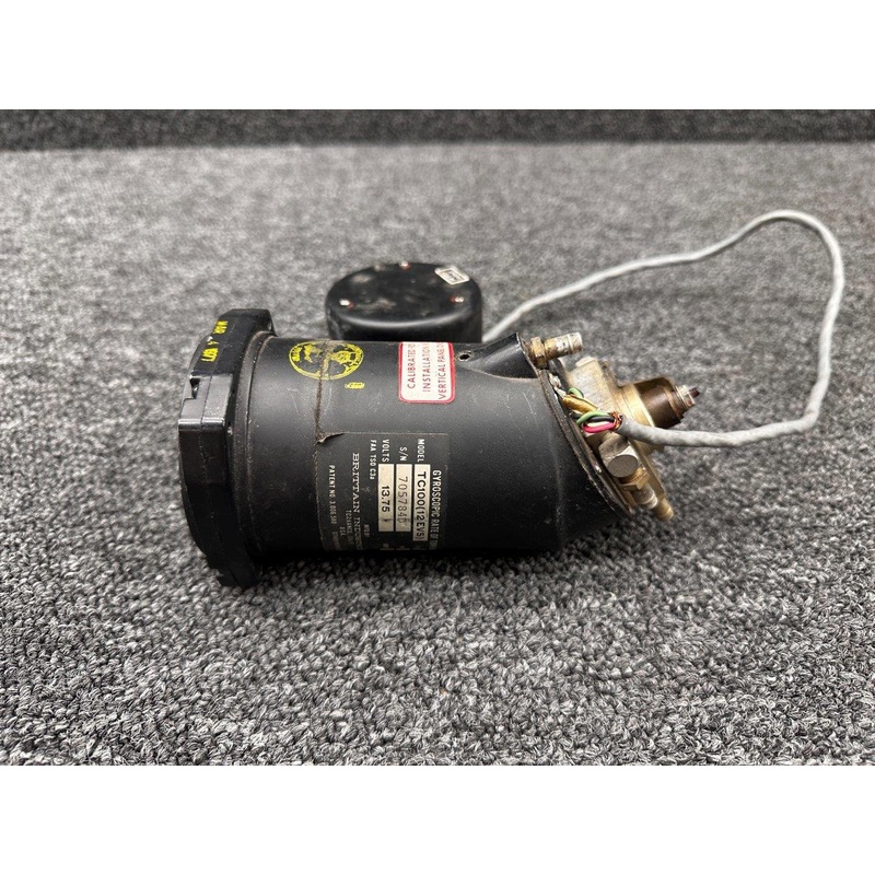 2900-1 Brittian Industries TC100(12EVS) Gyroscopic Rate of Turn Indicator (14V)