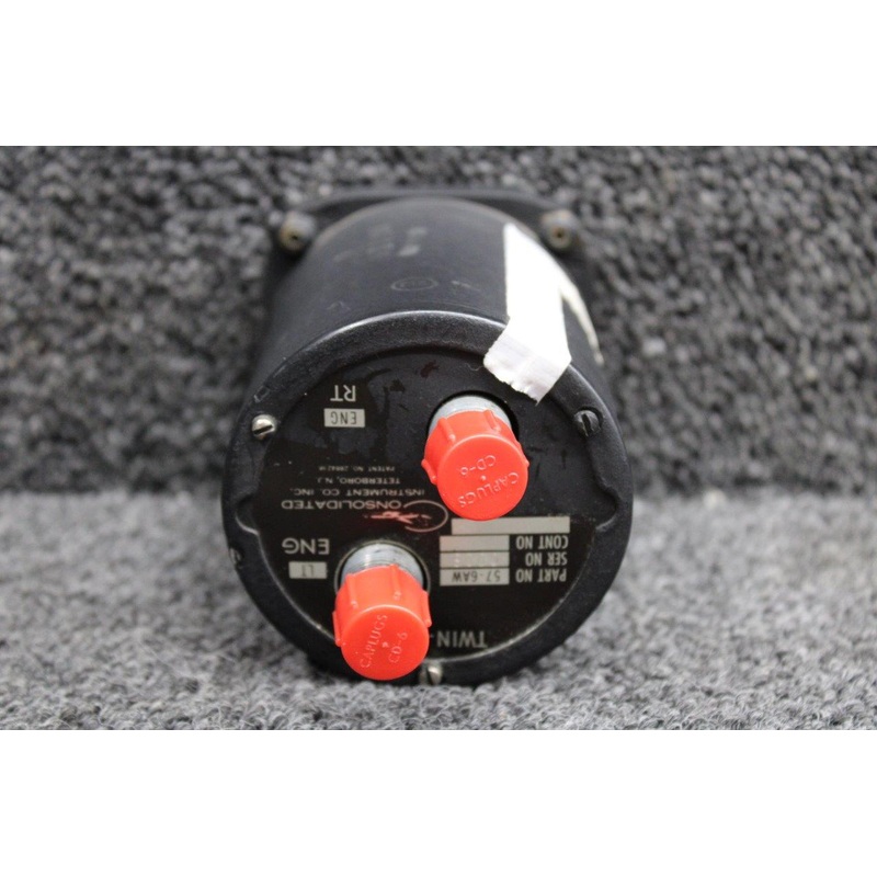 57-6AW Consolidated Instrument Dual Tachometer Indicator