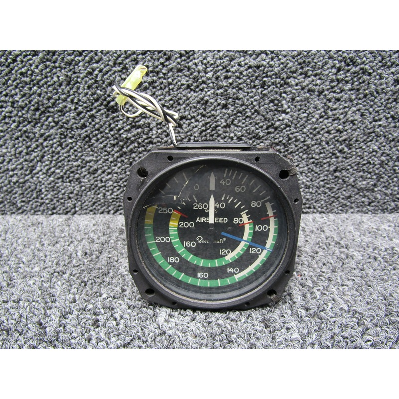 11B3-06-7 Aircraft Instruments Airspeed Indicator, Lighted (40-260 Knots)