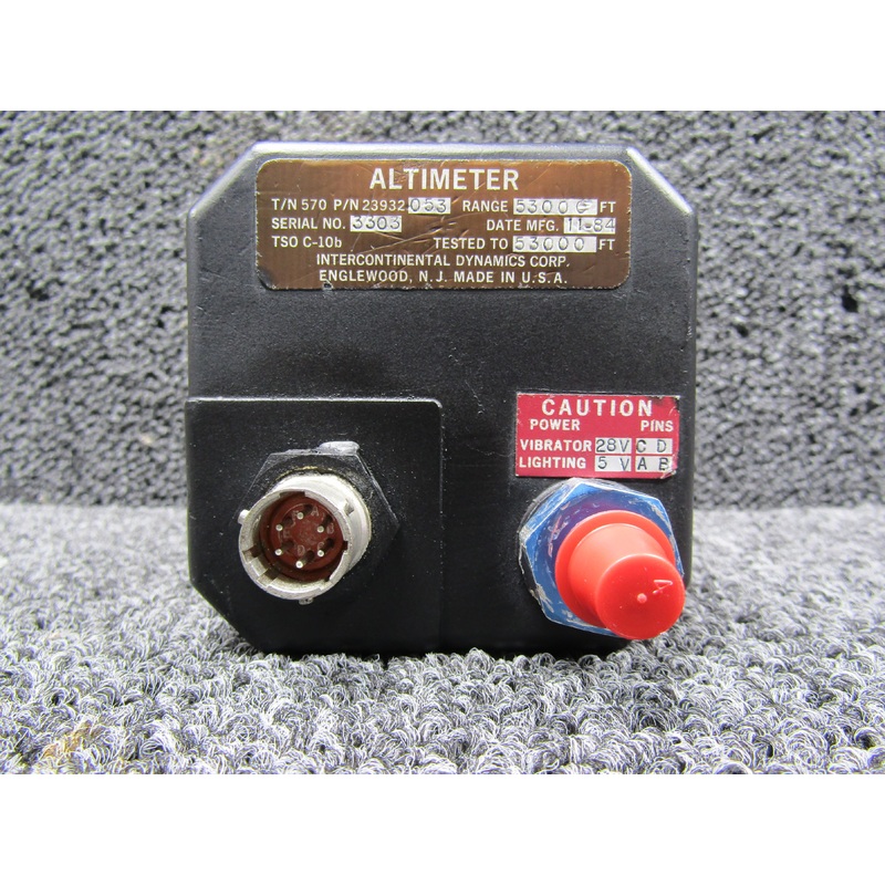 23932053 Intercontinental Dynamics Altimeter with Modifications (Volts:28)