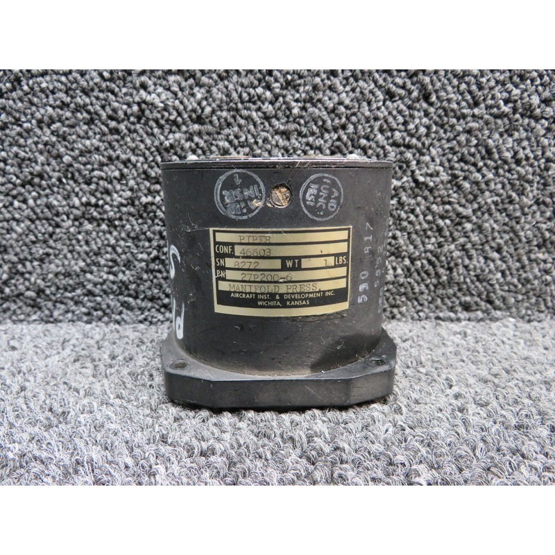 27P200-6 Aircraft Instruments Dual Manifold Pressure Indicator