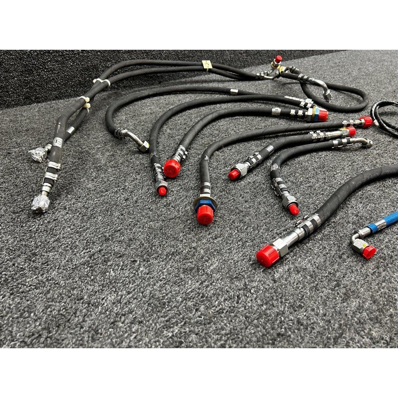 Pratt & Whitney PT6A-42A Air Conditioning Hose Set (Black)