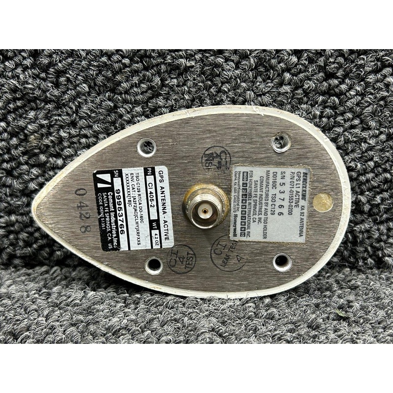 CI-405-2 (Alt: 071-0153-0200) Comant, Bendix King GPS L1 Active Antenna