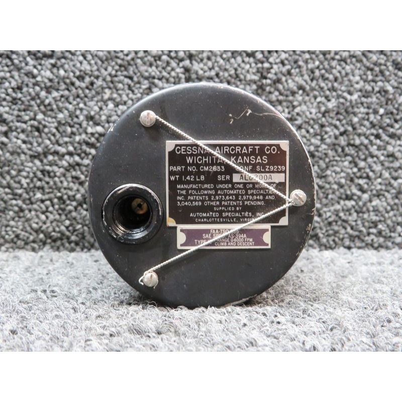 CM2633 Automated Specialties Inertial Lead Vertical Speed Indicator