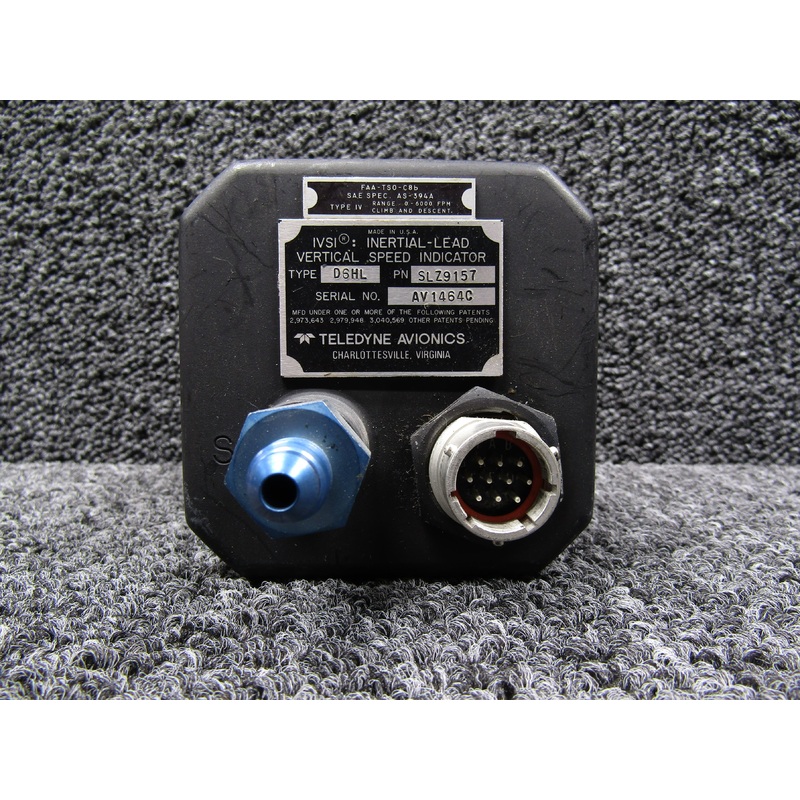 SLZ9157 Teledyne D6HL Inertial-Lead Vertical Speed Indicator (Gray Face)