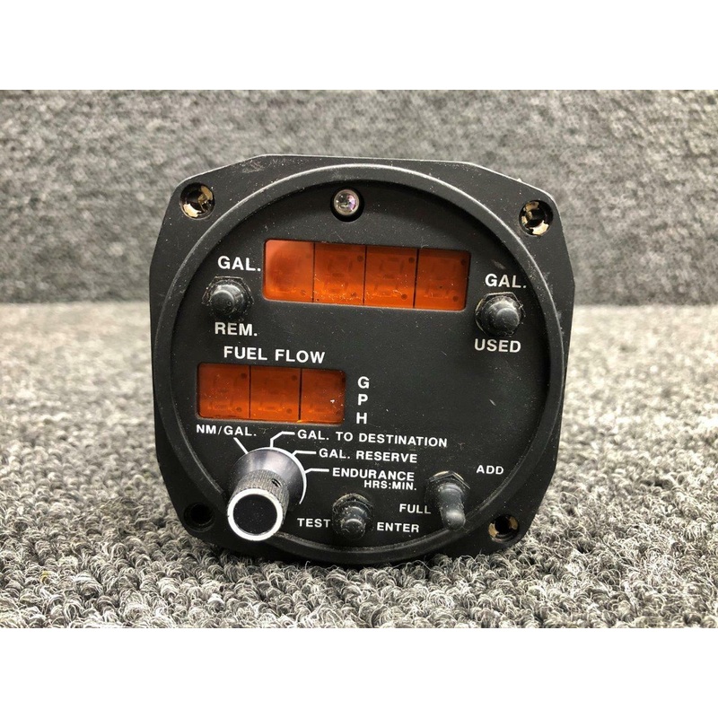910531T / 201 Shadin Fuel Flow Indicator & Floscan Pressure Transducer W/ STC