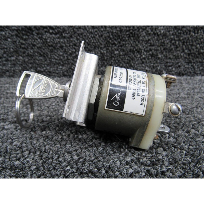 C292501-0105 Gerdes A-510 Ignition Switch Assembly W/ Key