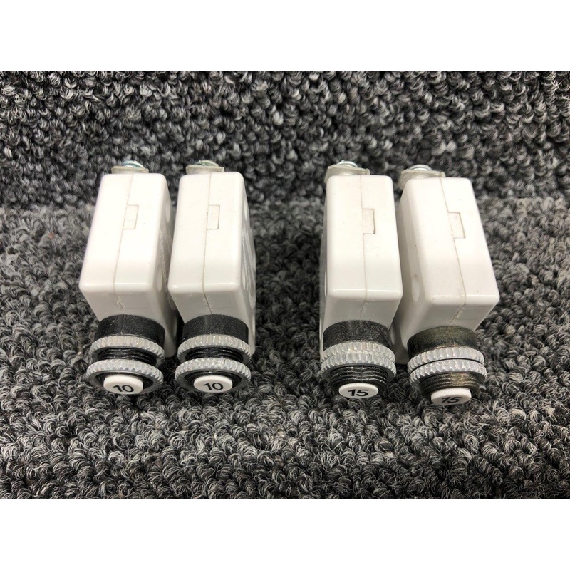 S-1360 Mechanical Products Push Breaker Set (Amps: 10 and 15)