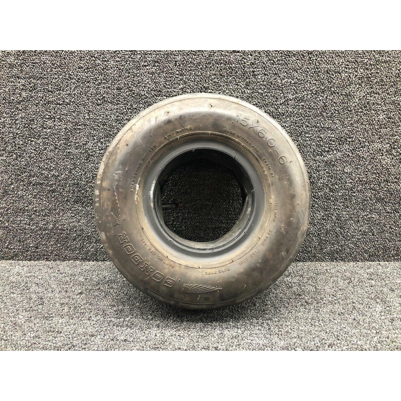 072-449-0 Cessna 210 Condor Main Gear Tire Assembly 15×6.00×6