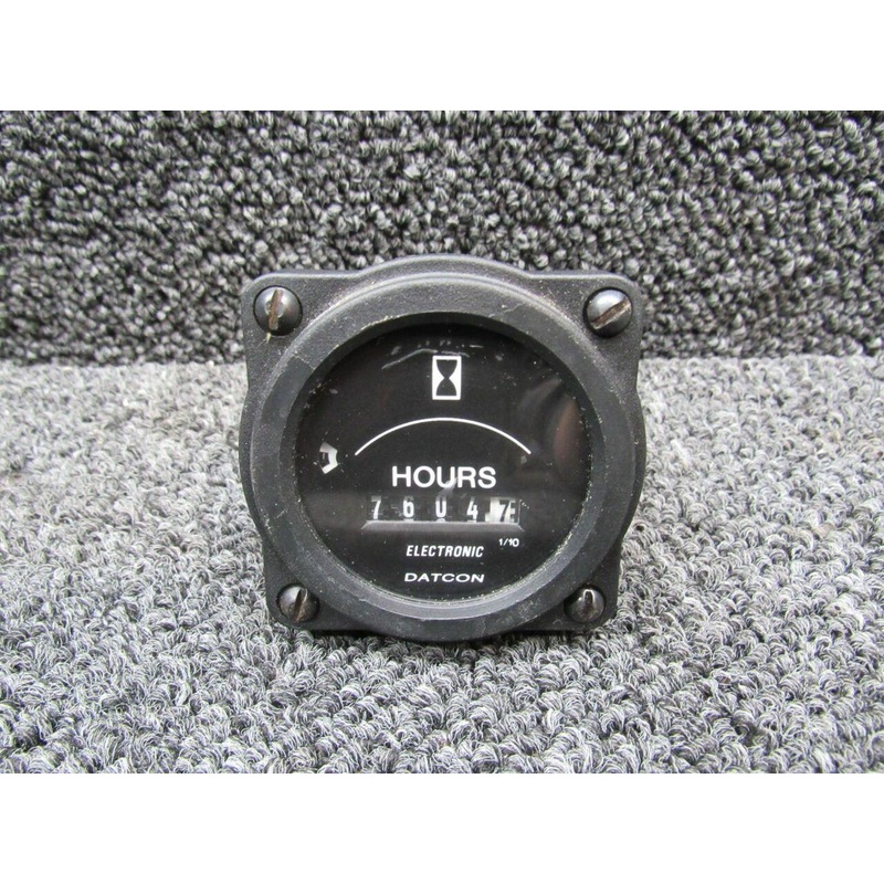 100690 Datcon 873-IB Hour Meter W/ STC #SH4016SW-D (Hours: 7604.7)