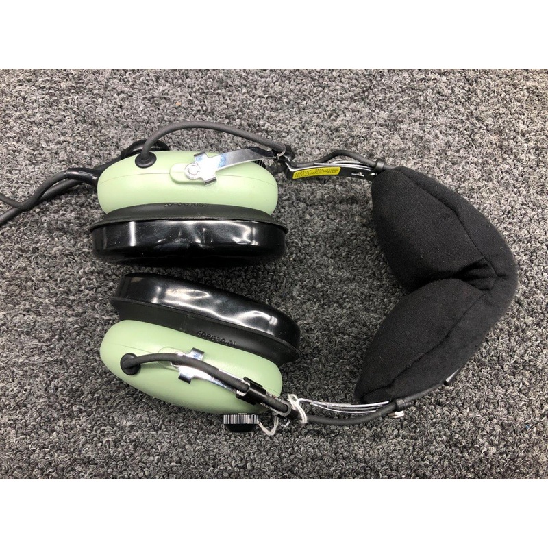12507G-44 (M/N: H10-13S) David Clark Headset W/ Mic Dual Plug In (NEW OLD STOCK)