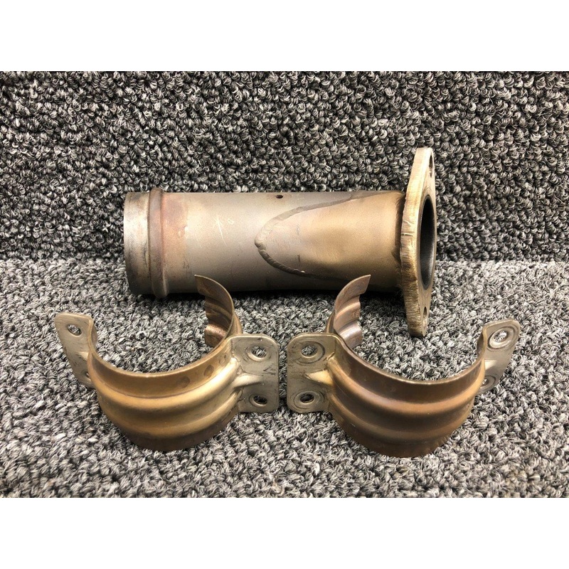 1455014-27 / 0750161-25 Aerospace Exhaust Riser #1 Cylinder W/ 8130 Copy
