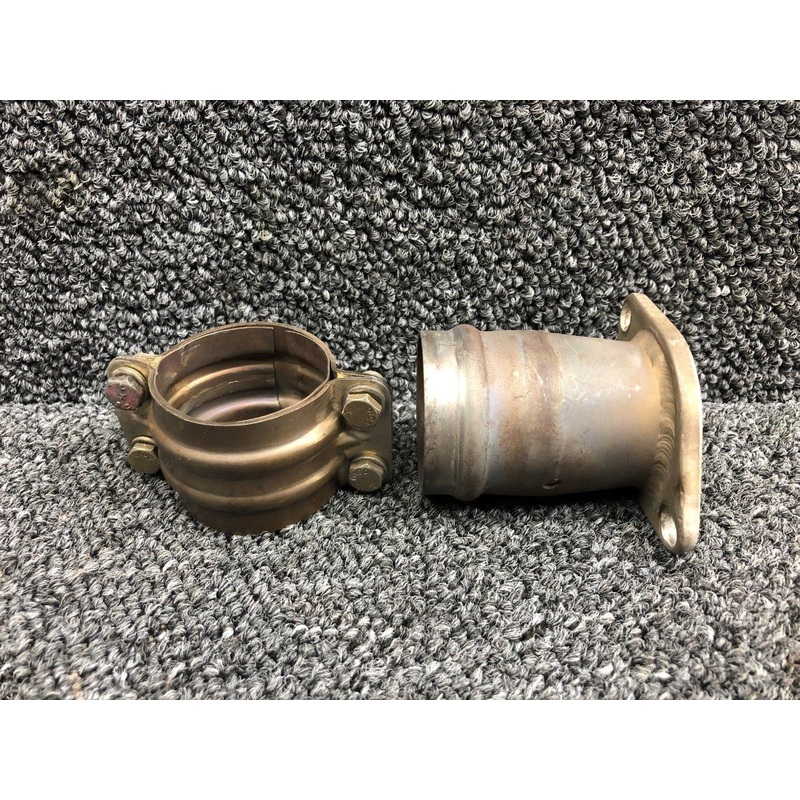 1555010-94 / 1250860-29 Aerospace Exhaust Riser #5 Cylinder W/ 8130 Copy