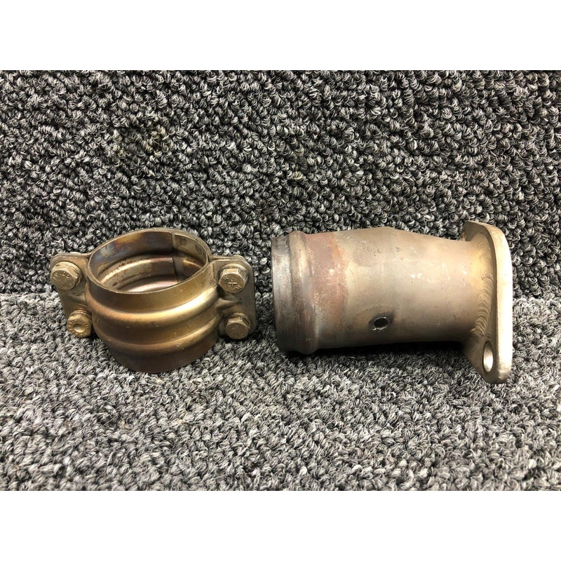 1555010-98 / 1250860-29 Aerospace Exhaust Riser #1 Cylinder W/ 8130 Copy