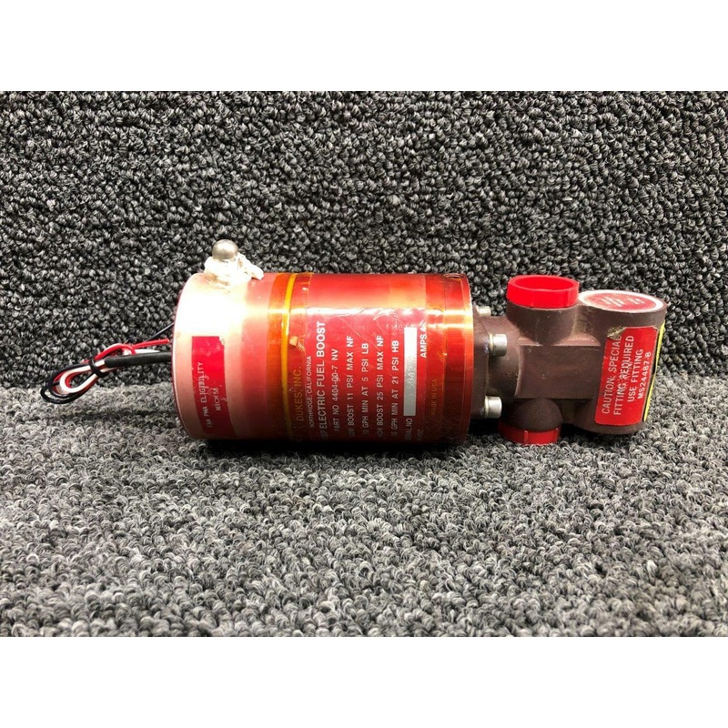 4404-00-7NV Beechcraft 95-B55 Dukes Fuel Boost Pump (28V, 4A)