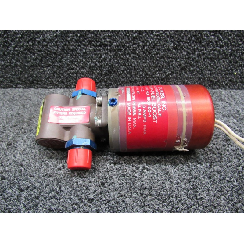 5100-00-4 Cessna 172S Dukes Fuel Boost Pump (Volts: 24, Amps: 3)