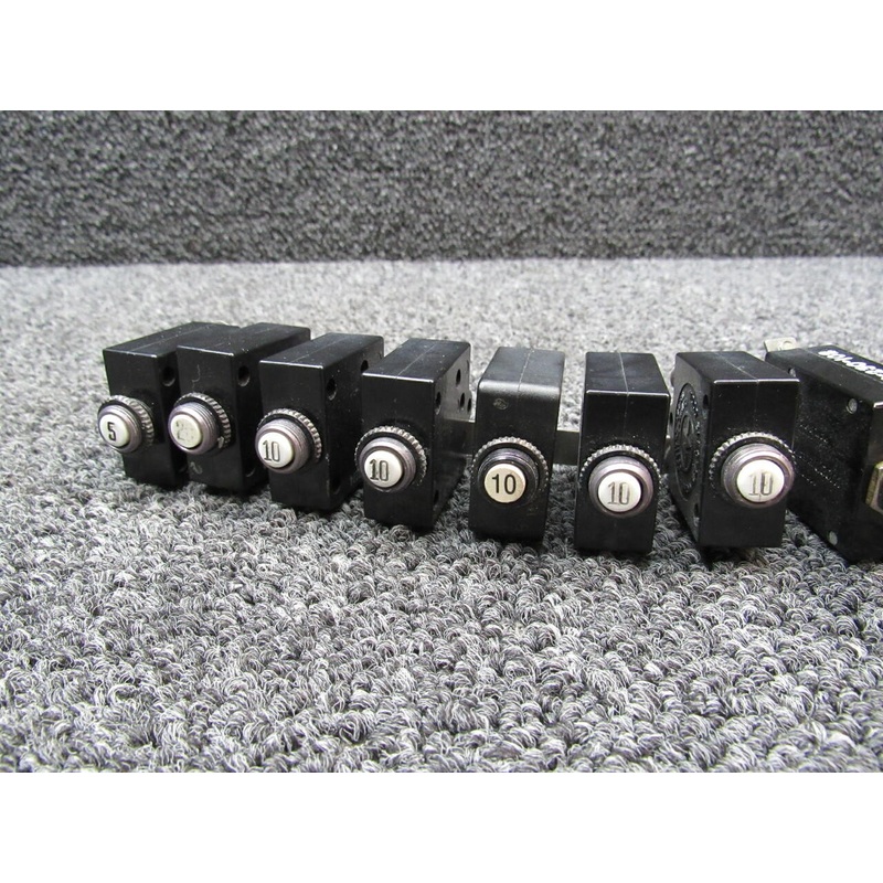 Cessna 177RG Wood Electric Assorted Circuit Breaker Set