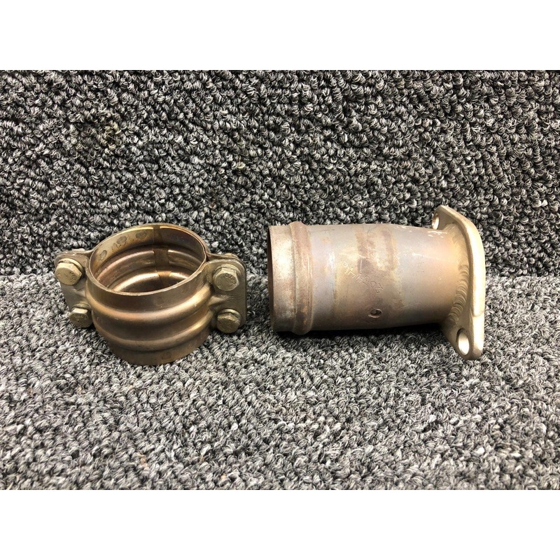 1555010-96 / 1250860-29 Aerospace Exhaust Riser #3 Cylinder W/ 8130 Copy