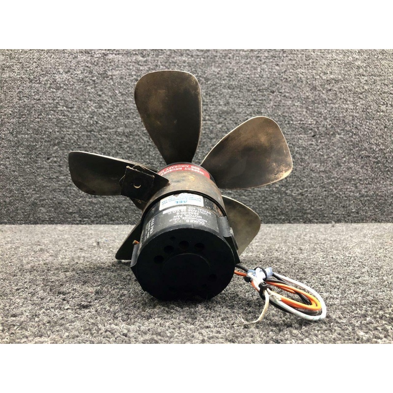 4544-00-5 / 460-102 Piper PA-31T Dukes Motor & Fan W/ Mounting Bracket (28V)