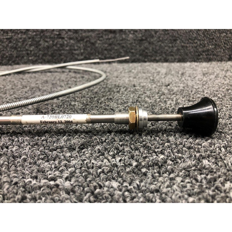 A-730BL0720 Cessna 180H ACS Defrost Control Cable (Length: 54-1/4)