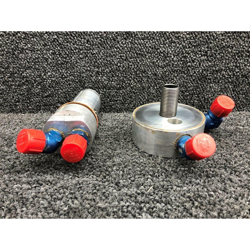 AT-2-10-470 Continental IO-470-L Aviation Prod. Spin-on Oil Filter Adapter W/ STC