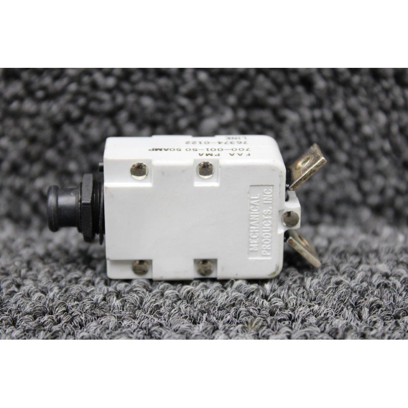 700-001-50 Mechanical Products Push Breaker (Amps: 50) (New Old Stock)