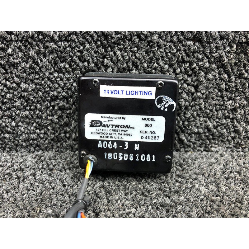 A064-3 Davtron 800 Digital Clock Indicator (Volts: 14)
