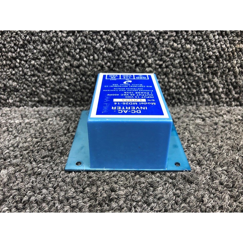 MD26-14 Mid-Continent Inst DC to AC Inverter Unit (14 VDC to 26 VAC)
