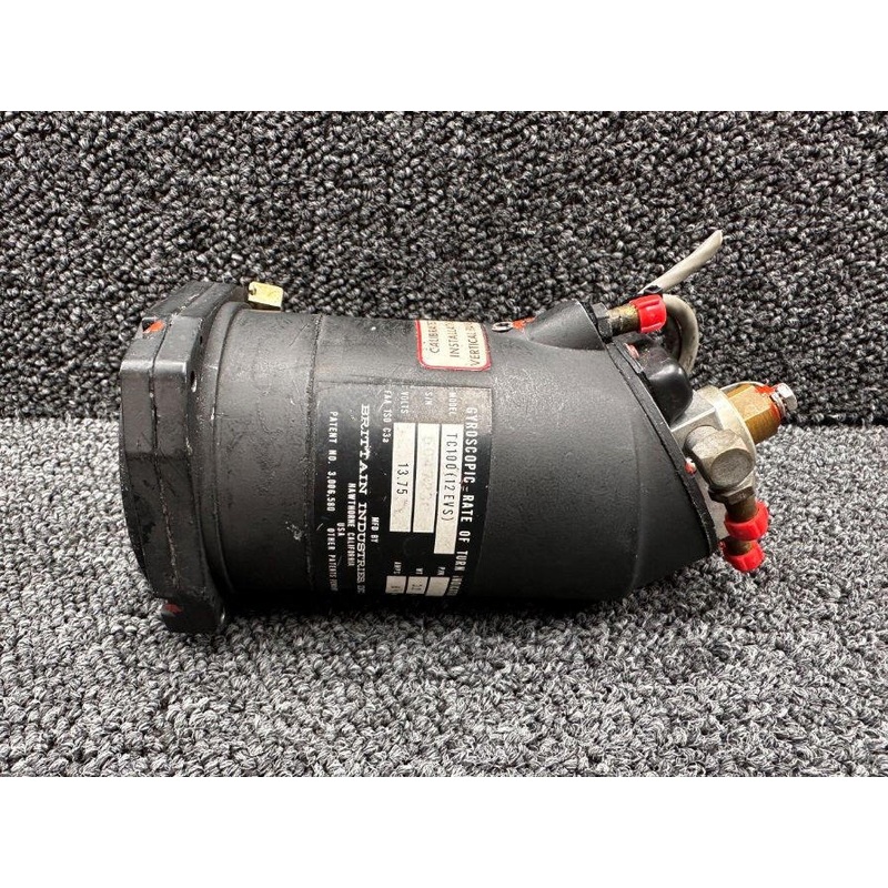 TC100(12EVS) Brittain Industries Gyroscopic Rate of Turn Indicator (14V, 8A)