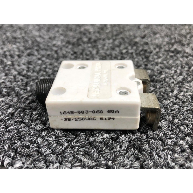 1648-003-060 (Alt: 454-701) Mechanical Products Push Breaker (Amps: 60)
