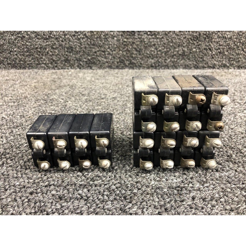 S-1360 Potter and Brumfield Push To Reset Circuit Breaker Set (Amps: 5, 10)