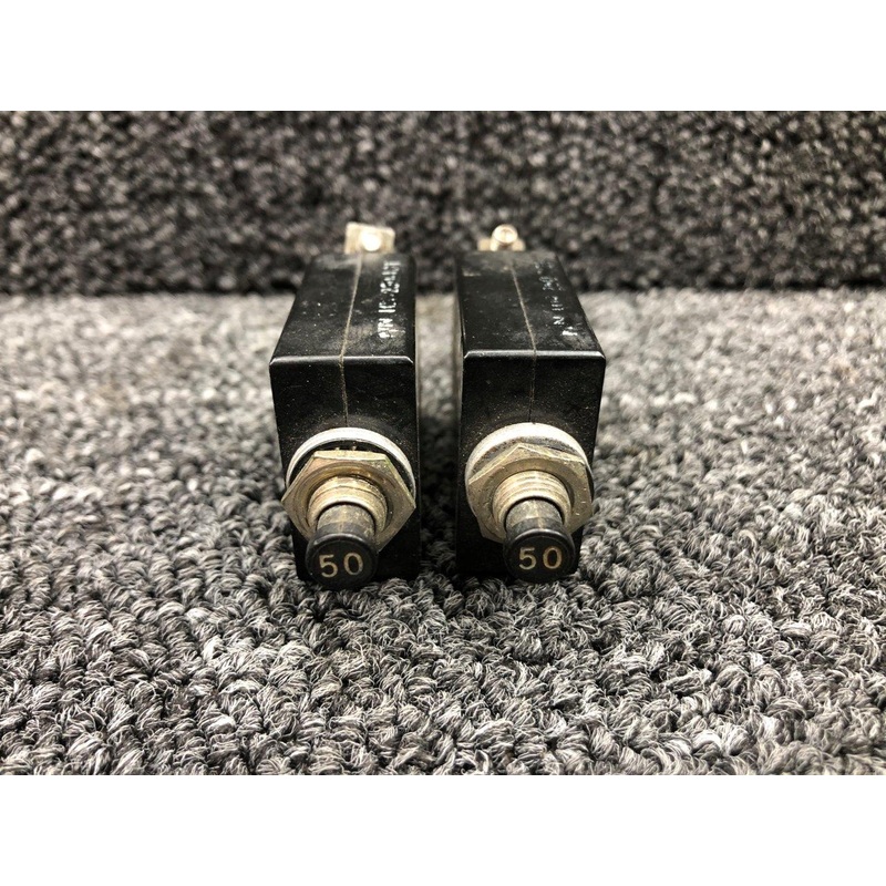 7277-5-5, 109-250-101 Klixon, Wood Electric Circuit Breaker Set of 9 (3-50A)