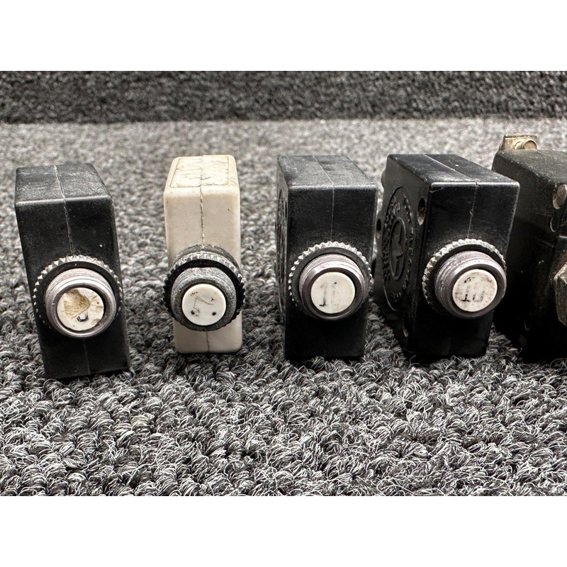 S-1360-5L, S-1360-10L Wood Electric, Mechanical Prod. Circuit Breaker Set of 6