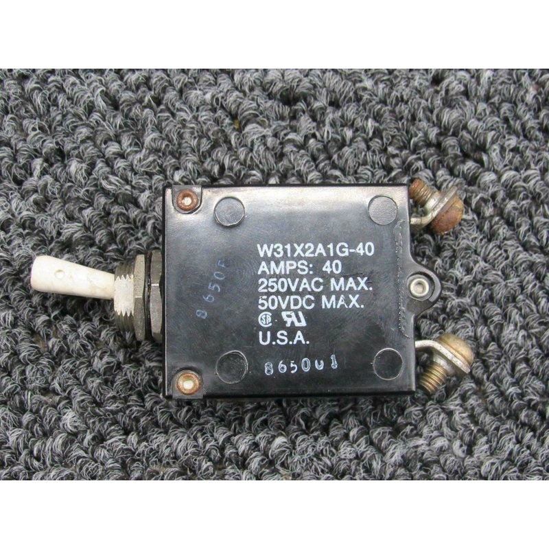 W31X2A1G-40 Potter and Brumfield Toggle Breaker Switch (40A)