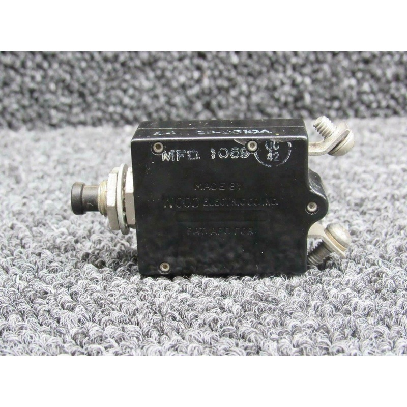 CB2310A Wood Electric Push Breaker Switch (Amps: 10)
