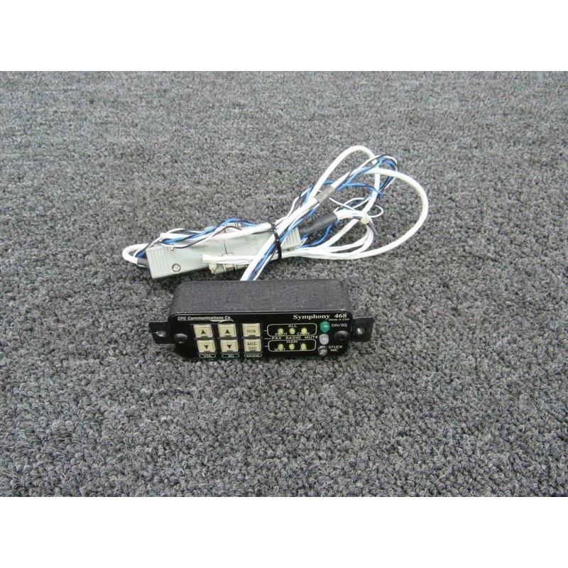 Mooney M20R DRE Communications Co Symphony 468 Intercom Control Panel (V: 28)