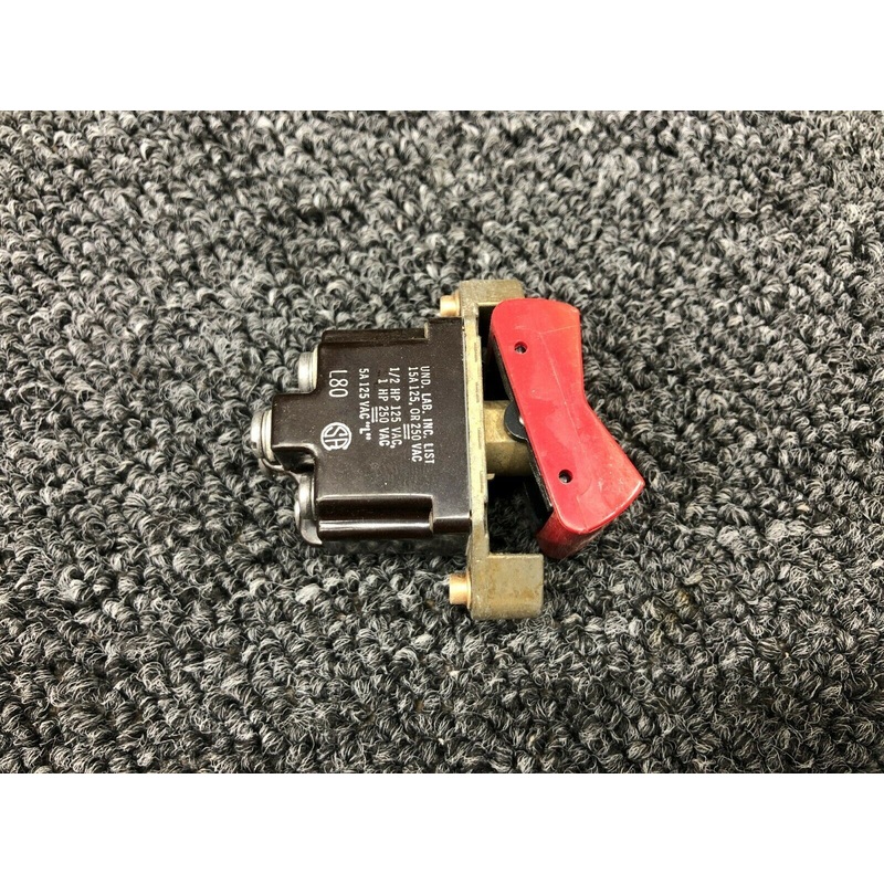 2TP1-1 (Alt: 587-784) Und Lab Inc Fuel Pump Rocker Switch (Red)