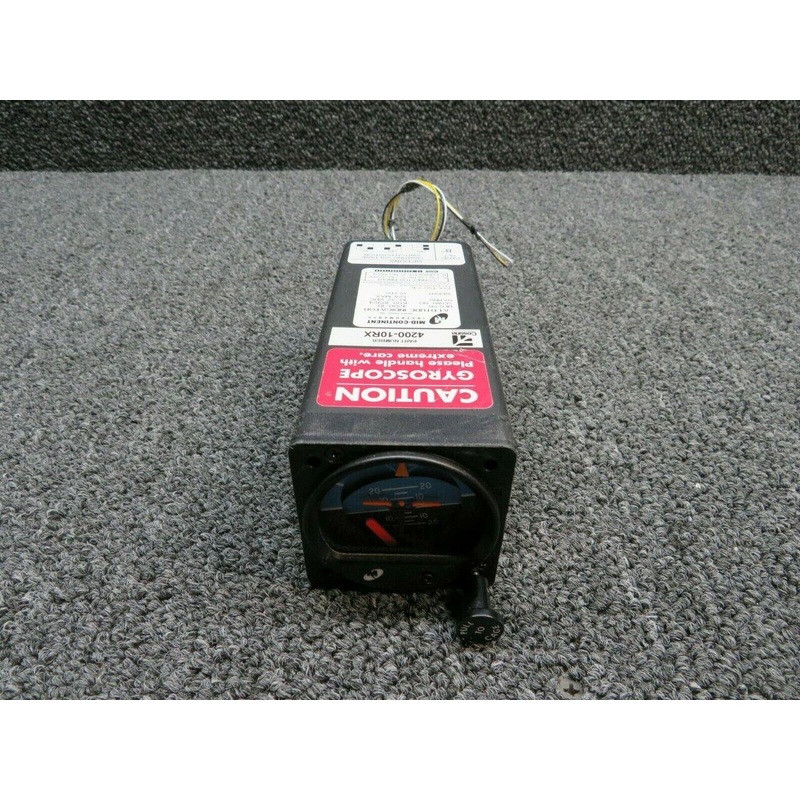 4200-10 Midcontinent Attitude Indicator, Lighted  Model: LC41-550F (Volts 10-32)