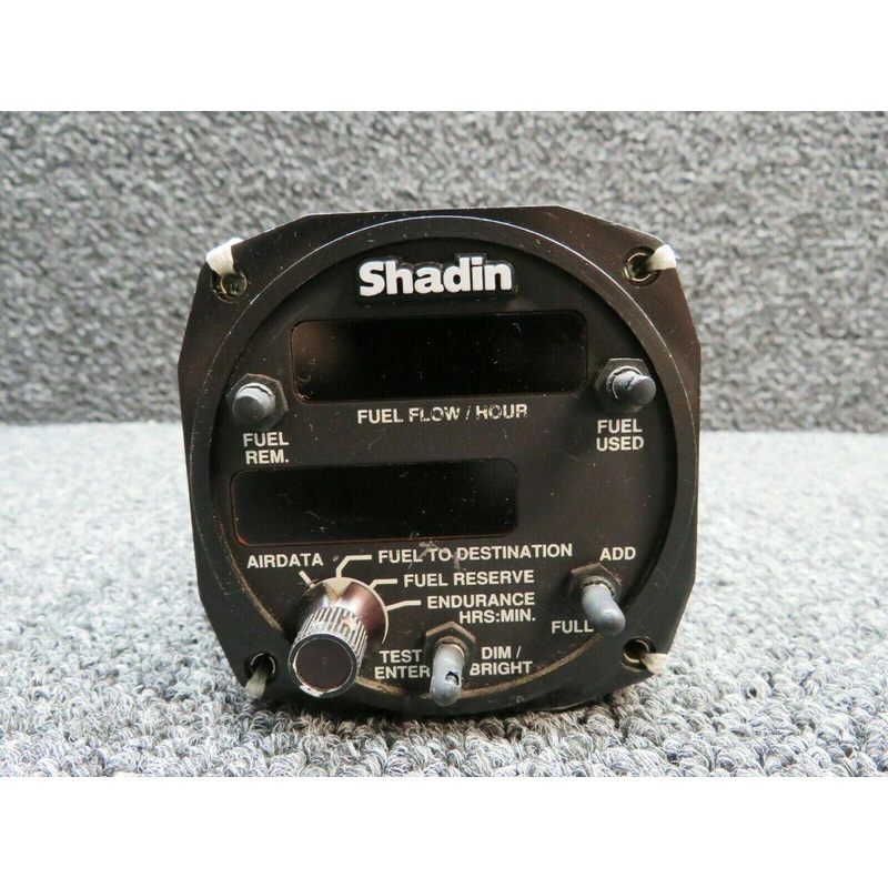 912802 Shadin Fuel / Air Data Computer W/ Fuel Transducers (Volts: 14/28)